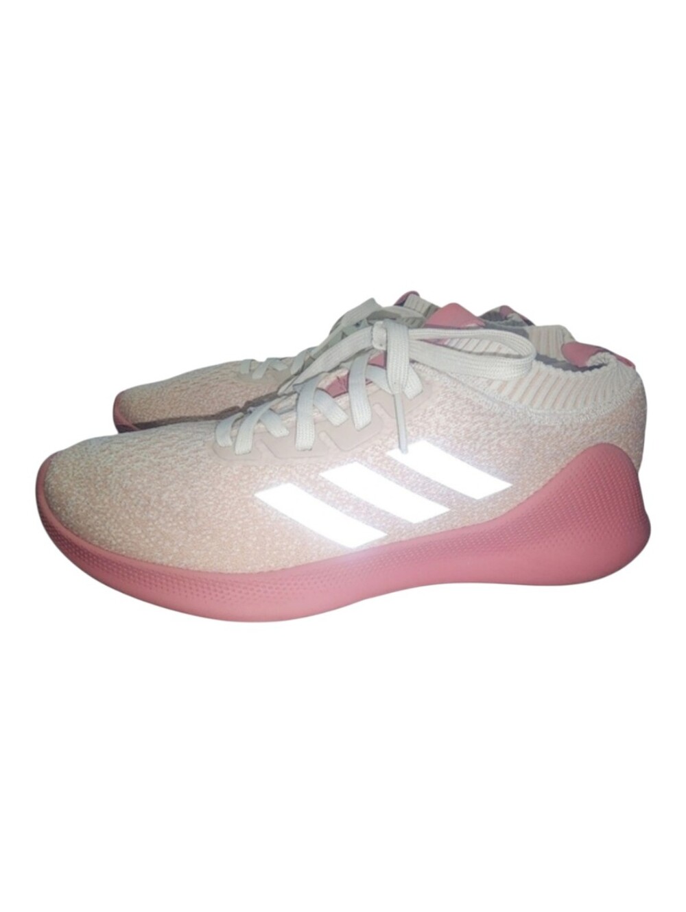 Adidas Womens Purebounce+ Pink Running Shoes, Womens 10 - Picture 1 of 7